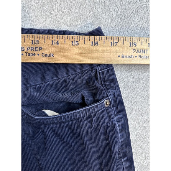 J.Crew Pants Womens 30R Blue Corduroy Chino Flat Front Straight Casual 5 Pocket - Picture 8 of 13